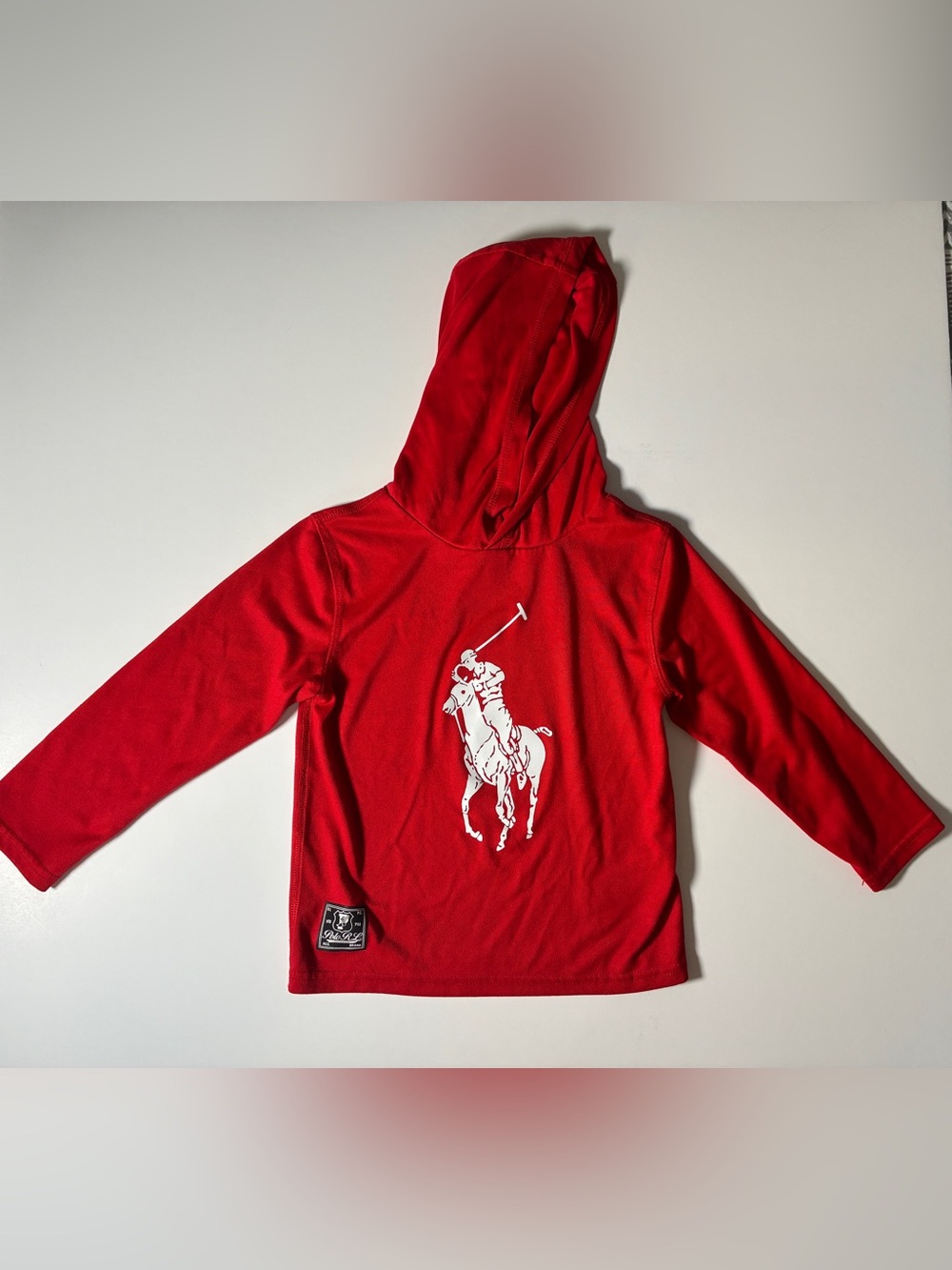 Polo Ralph Lauren Kids Big Pony Hooded Long Sleeve Tee Size 4T